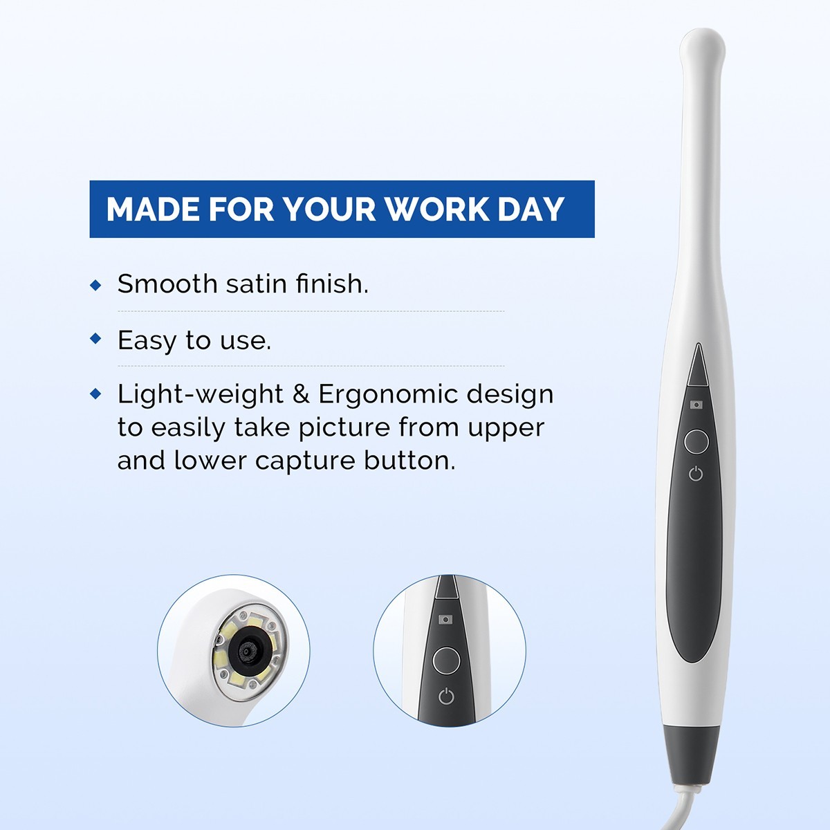 Dental USB HD 720P Intraoral Camera Imaging Intra Oral Endoscope 6 LEDS