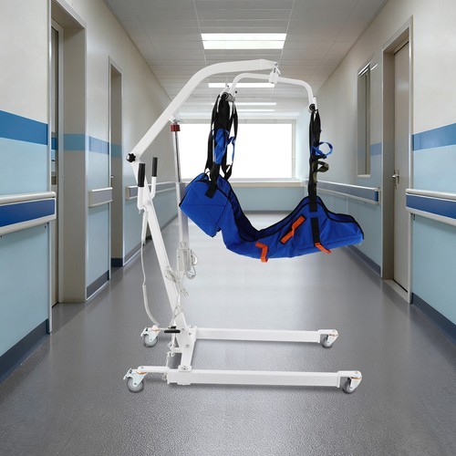 Electric Patient Lift 150kg/330.69lb Electric Patient Transfer Lift for Home Use
