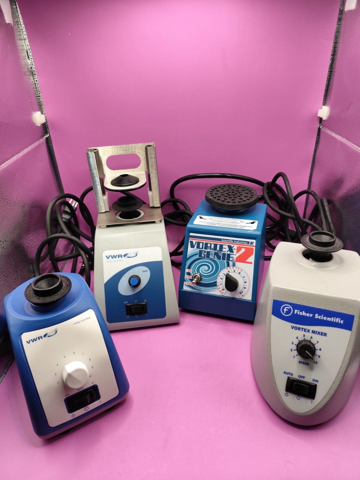Laboratory Vortex Mixer Genie 2 VWR Fisher Biorad Benchmark TESTED WORKING