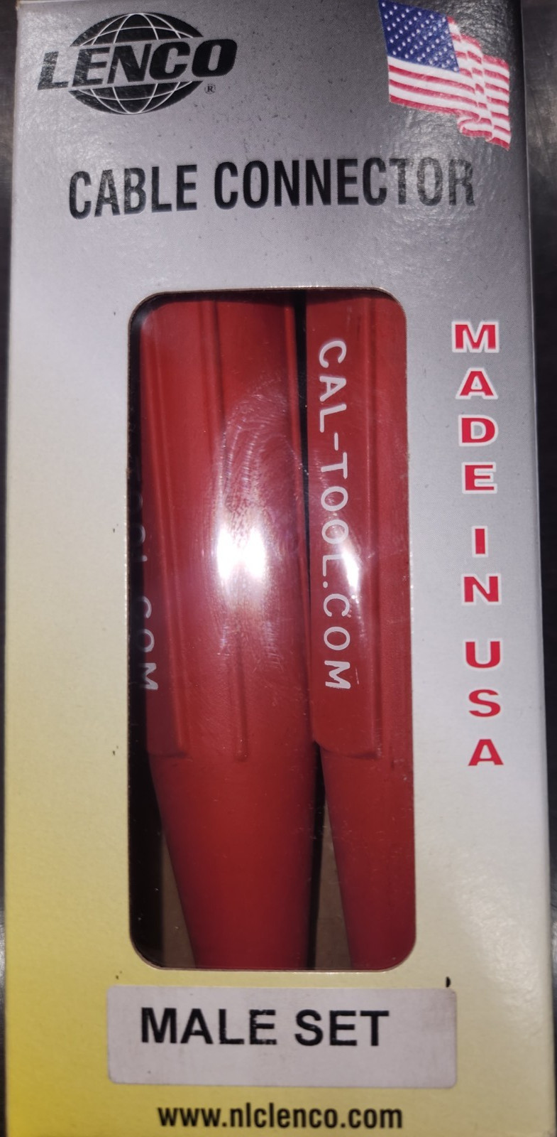 CTWS BY LENCO LC-10 MALE/MALE RED CABLE CONNECTOR SET
