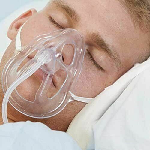 Oxy Mask OM-1125-8 with Standard Connector Oxygen Mask 25Ct Factory Sealed