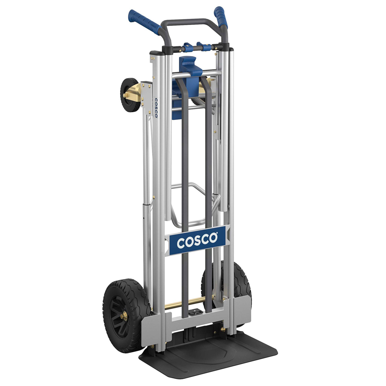 COSCO 5-in-1 Convertible Hand Truck, Position Extendable Handle, Aluminum, NEW