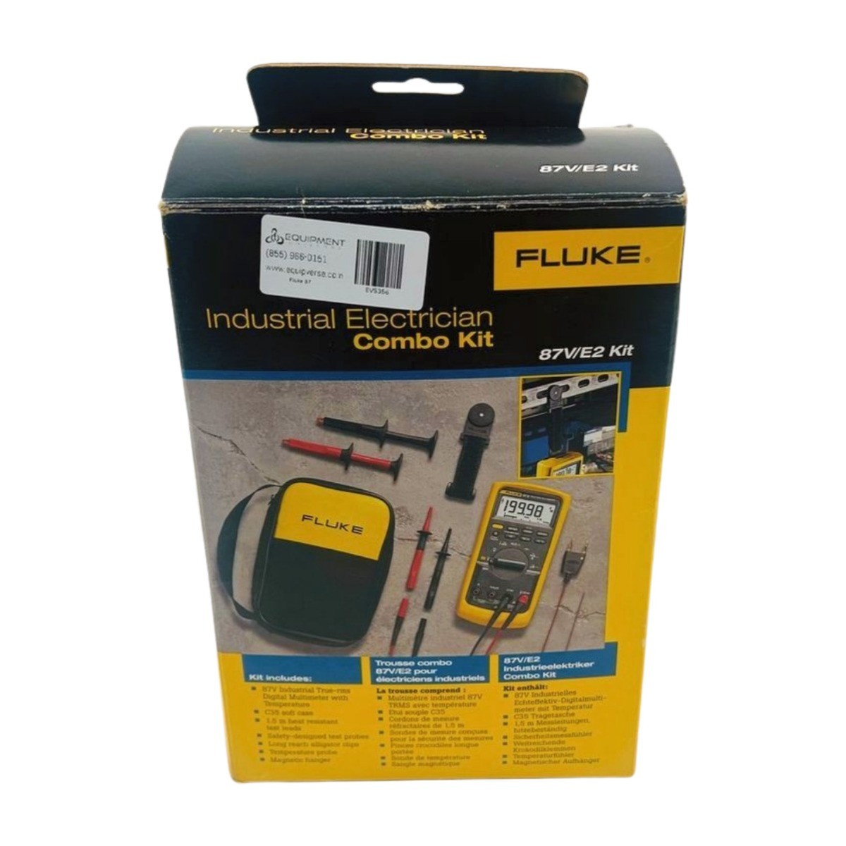 Fluke 87V/E2 Industrial Electrician Combo Kit