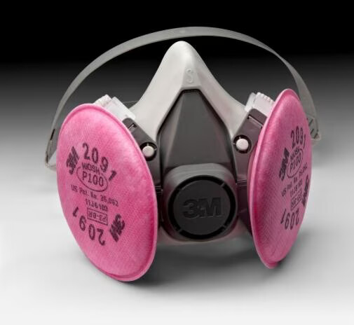 3M Half Face Respirator Mask P100 Particulate Welding Painting Dust Construction
