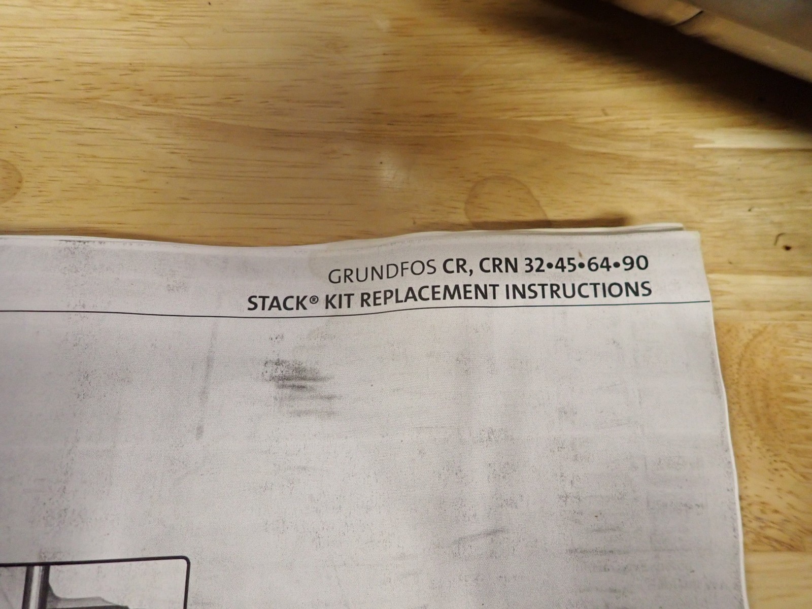 New Grundfos Chamber Stack Kit CR-32-6 Model B # 96416280 Pump