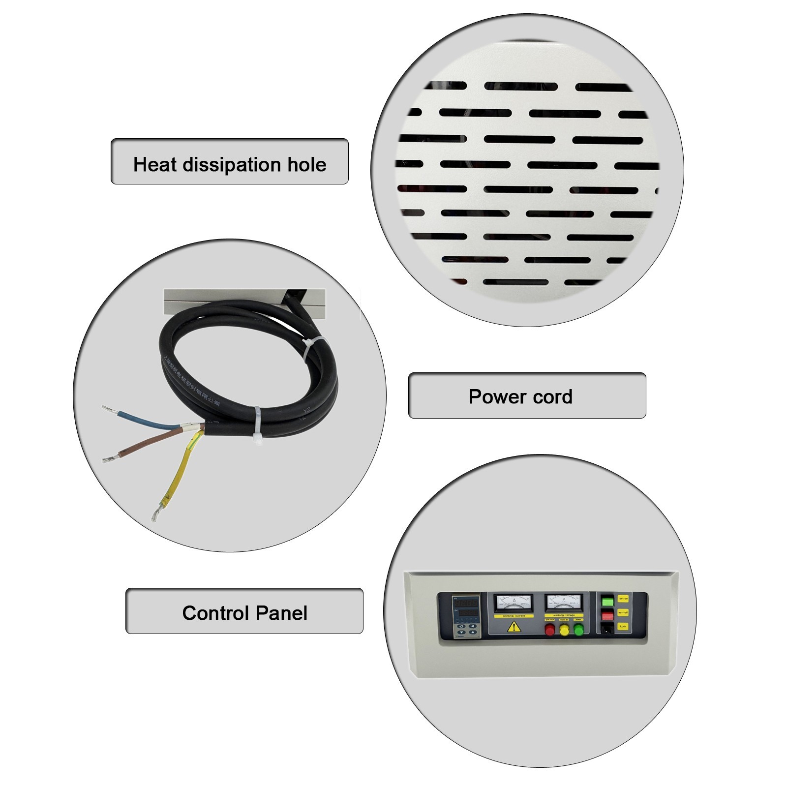 Muffle Furnace 110V, 2.5KW, 1200°C, 150mm Chamber, 51 Segments Programmable
