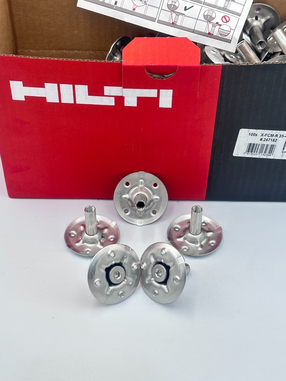 HILTI X-FCM-R 35-40 p/n 247182 GRATING DISC – BOX OF 100 PCS