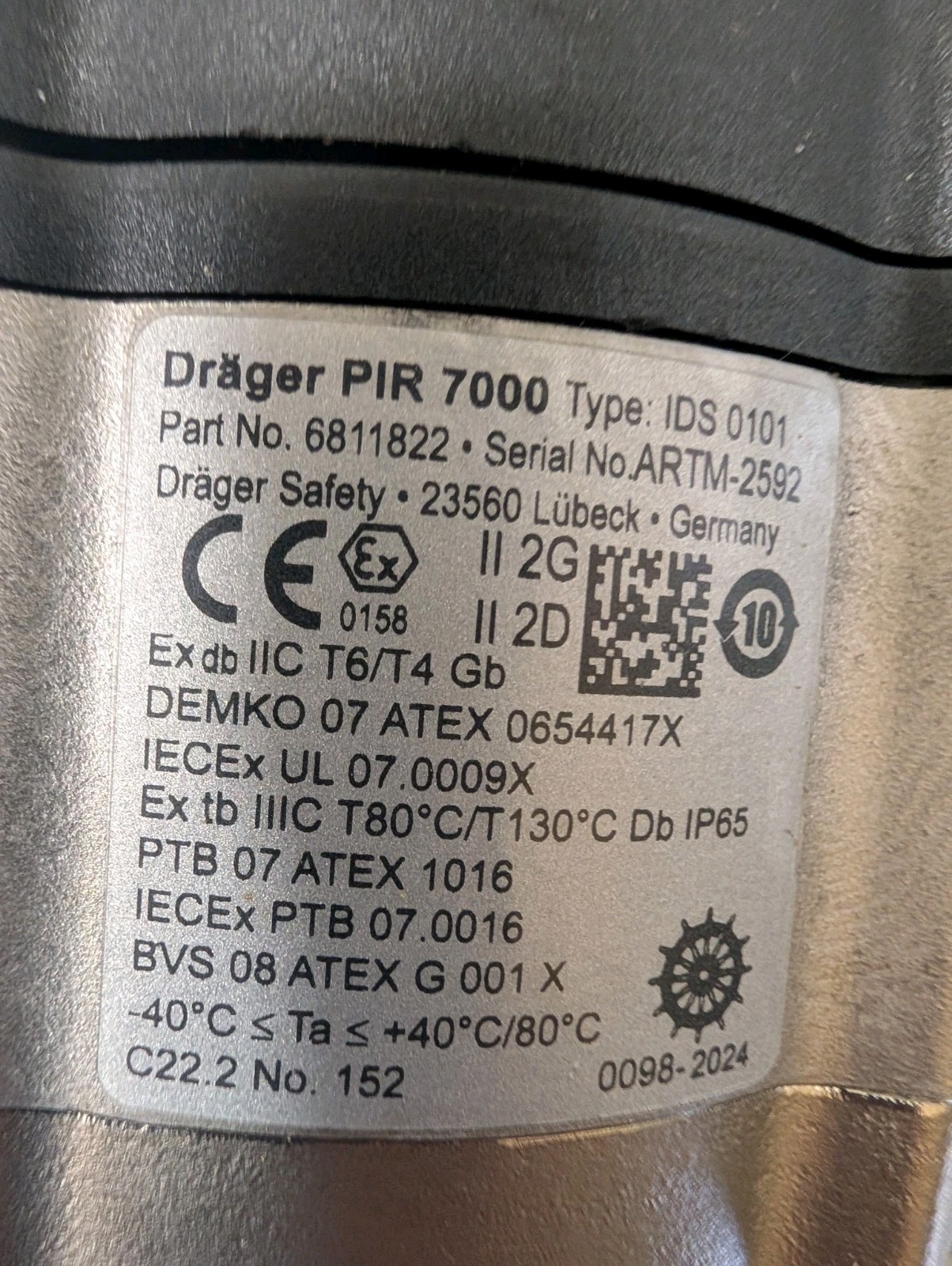 Zero Hours New – Brand New Drager -8344601 And 7000| Gas Detector, Polytron 8000