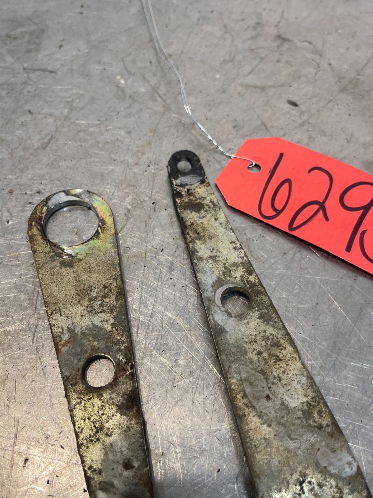 Case 445 Skid Steer Loader Hydraulic Valve Linkage Bracket Rods