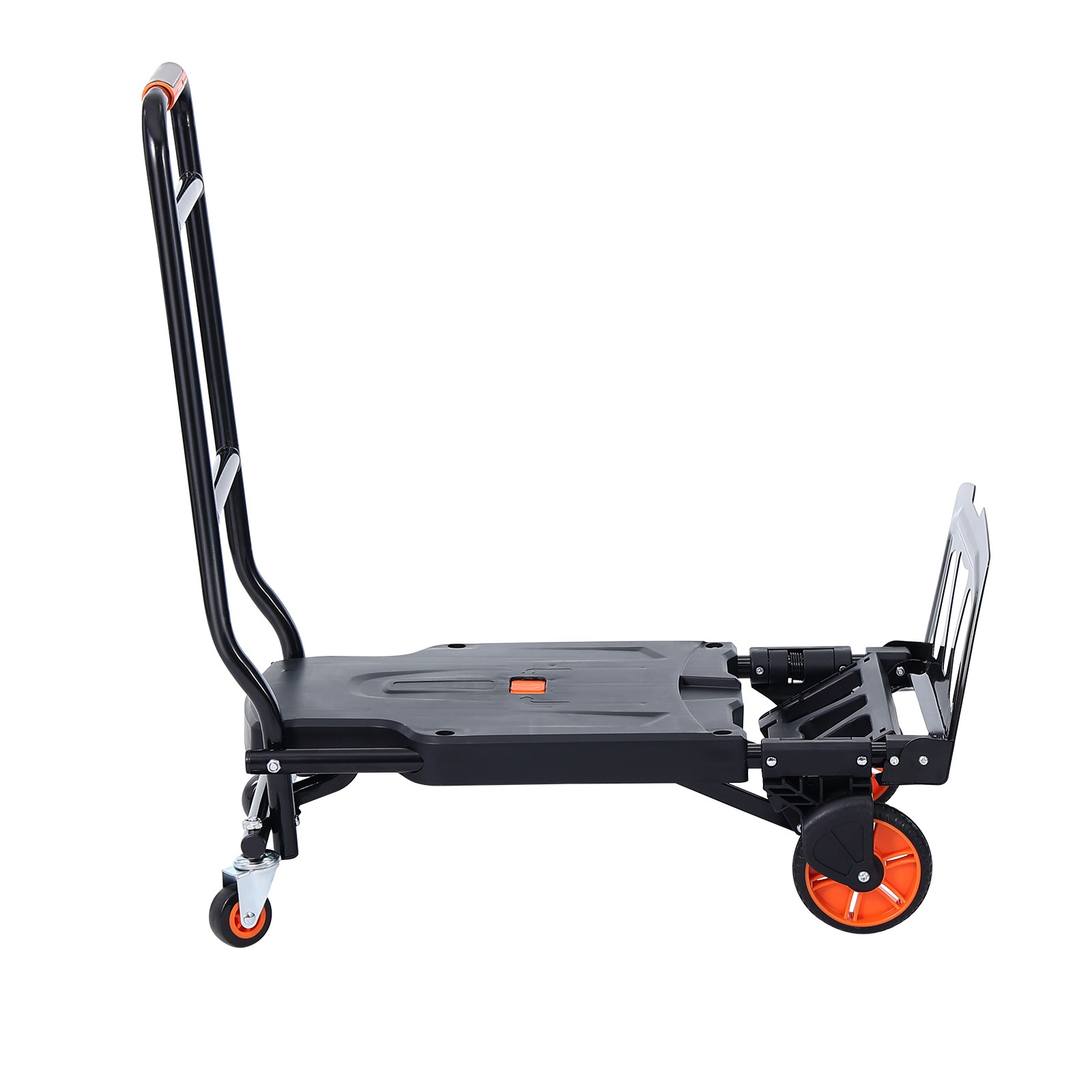 Aluminum Hand Truck 2 in 1 Folding Dolly Cart 300 lbs Capacity Heavy Duty