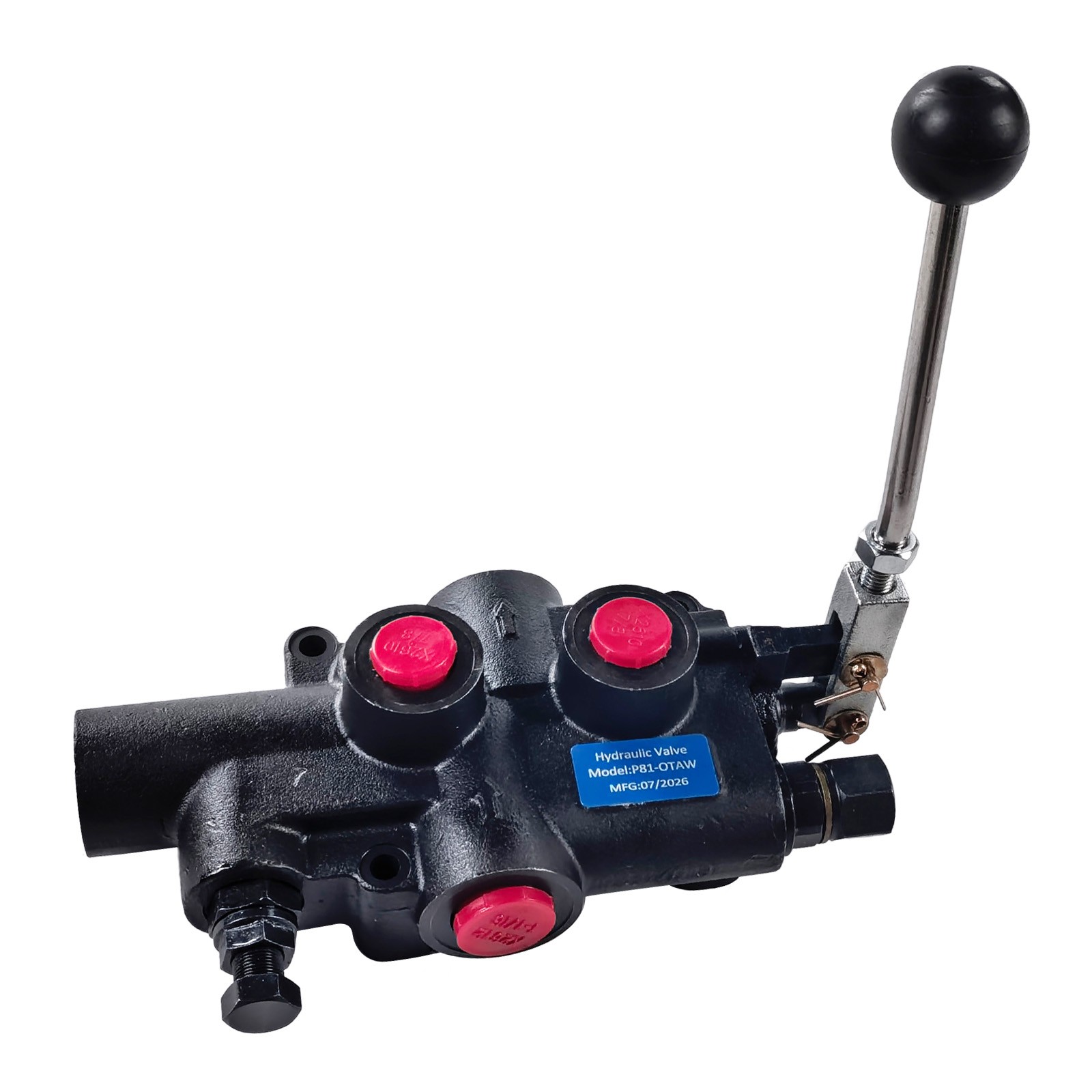 21GPM Log Splitter Control Valve 3625PSI SAE 10 12 Port Detent Auto Return Lever