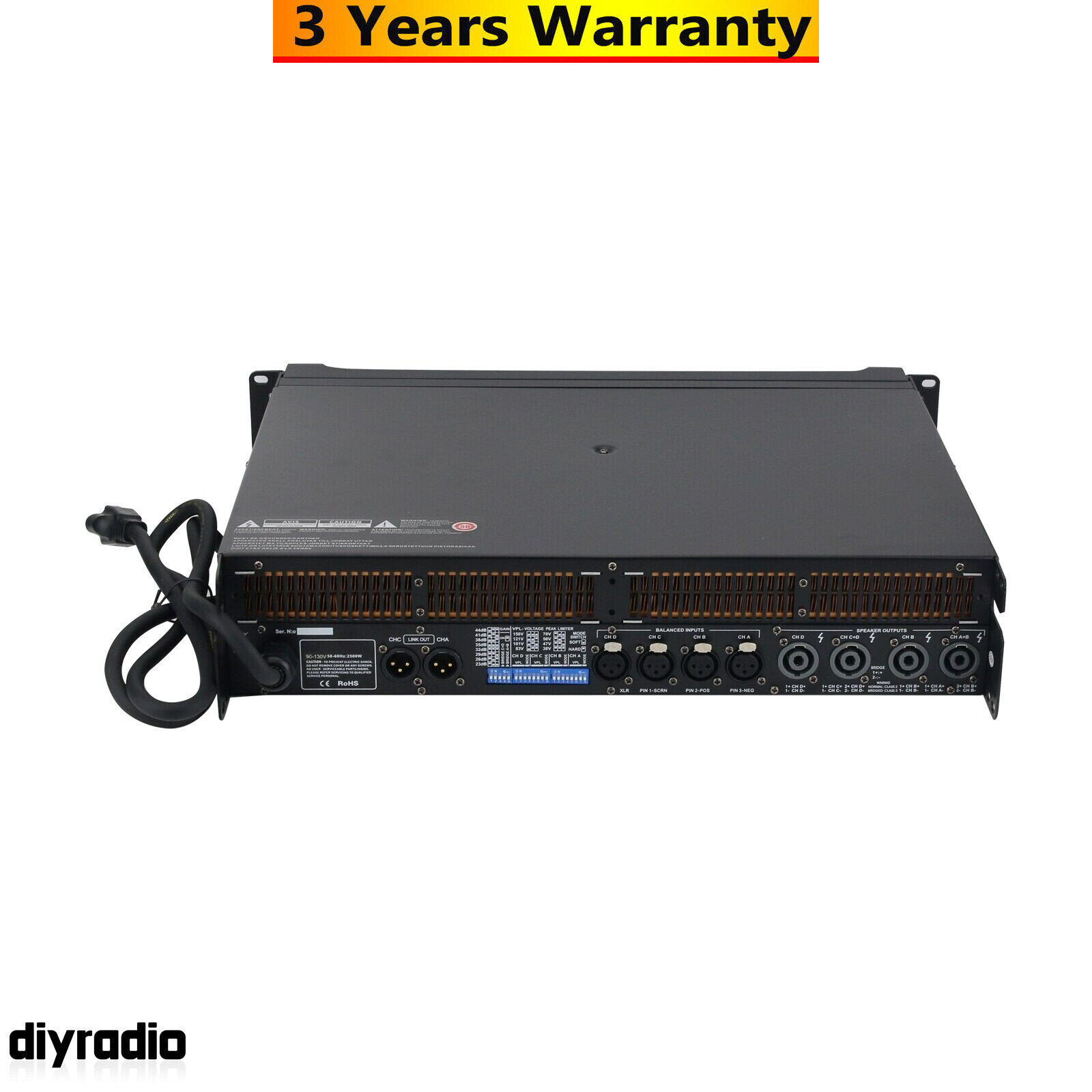 FP6000Q High Performance Switching Pro Power Amplifier Four-Channel PA Speakers