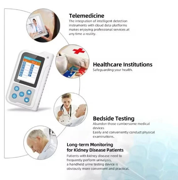BC401 Professional Urine Analyzer Fast Accurate Urine Testing w 100 test Strips
