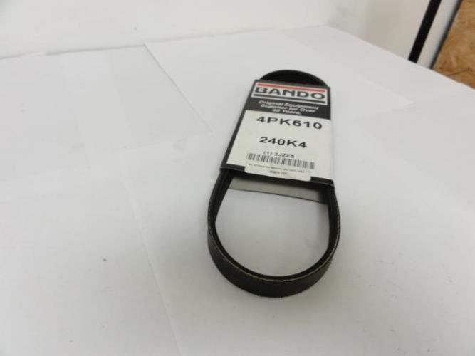 197061 New In Box; Bando 4PK610 Serpentine Belt 240K4; 4-ribs 24.0″L; 2JZF5