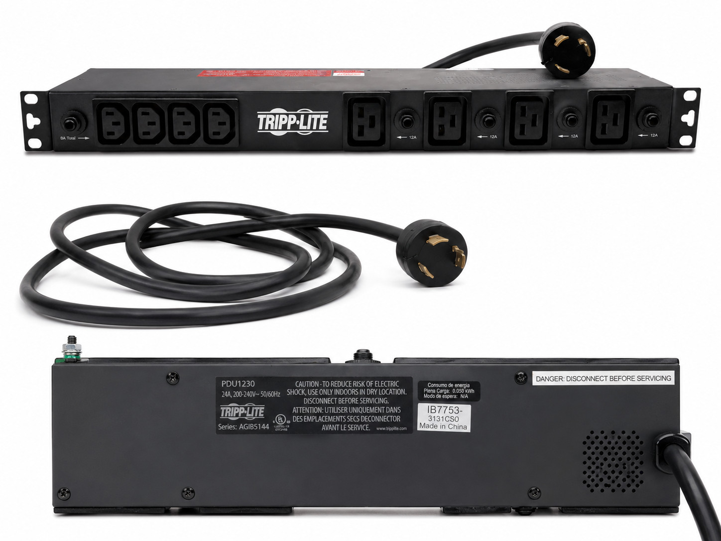 Tripp-Lite PDU1230 24A 200-240VAC Series AGIB5144 Outlet Power |SOLD AS IS|