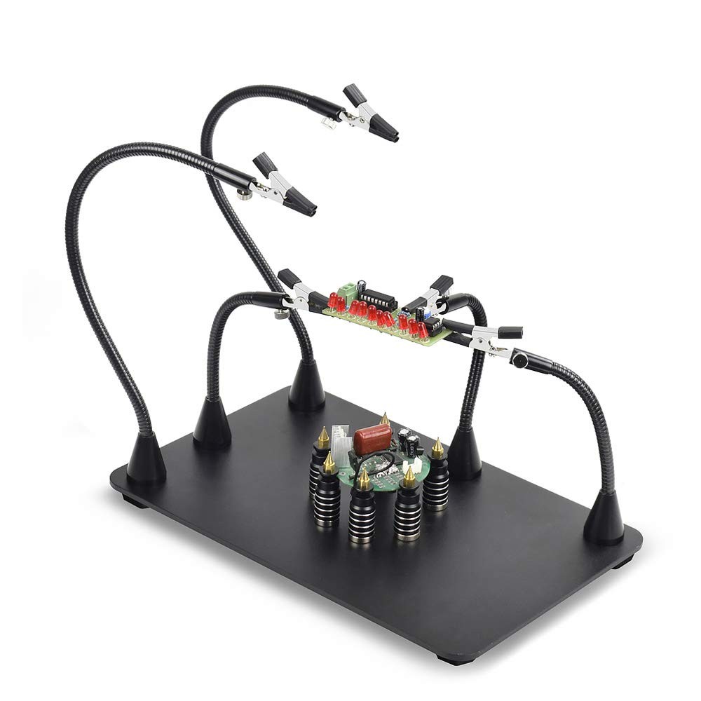 Magnetic Helping Hands Third Arm Soldering Work Station | Extra Large & Heavy Du