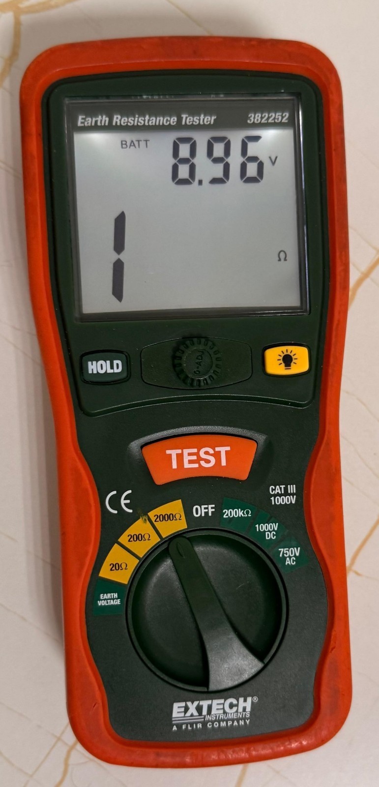 Exteche Earth Resistance Ground Tester