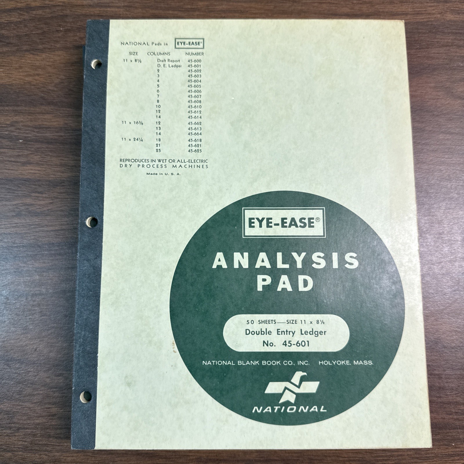 Analysis Pads – Lot Of 7 – Various Sizes – Eye-Ease National