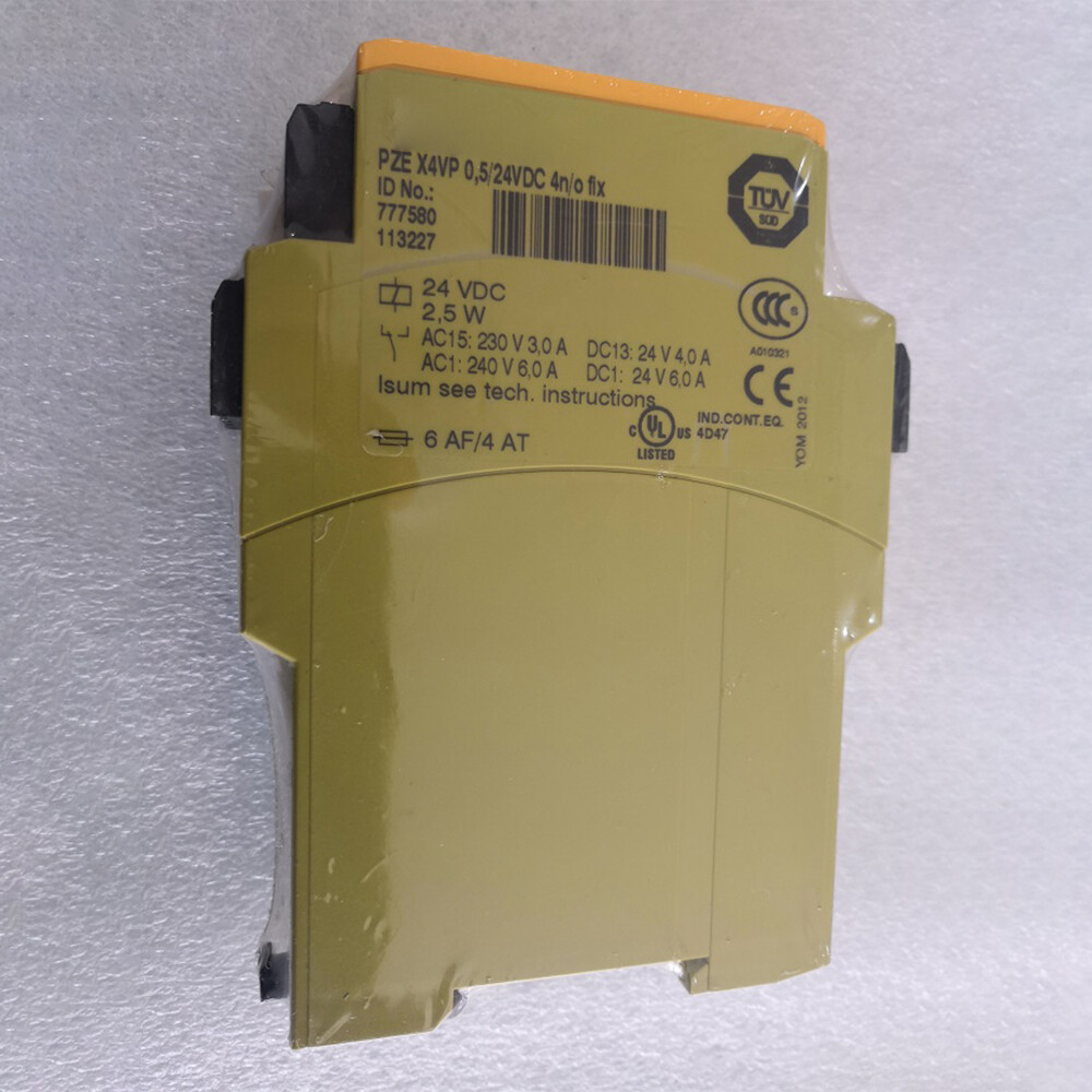 Safety Relay PZE X4VP 777580 For PILZ 24V