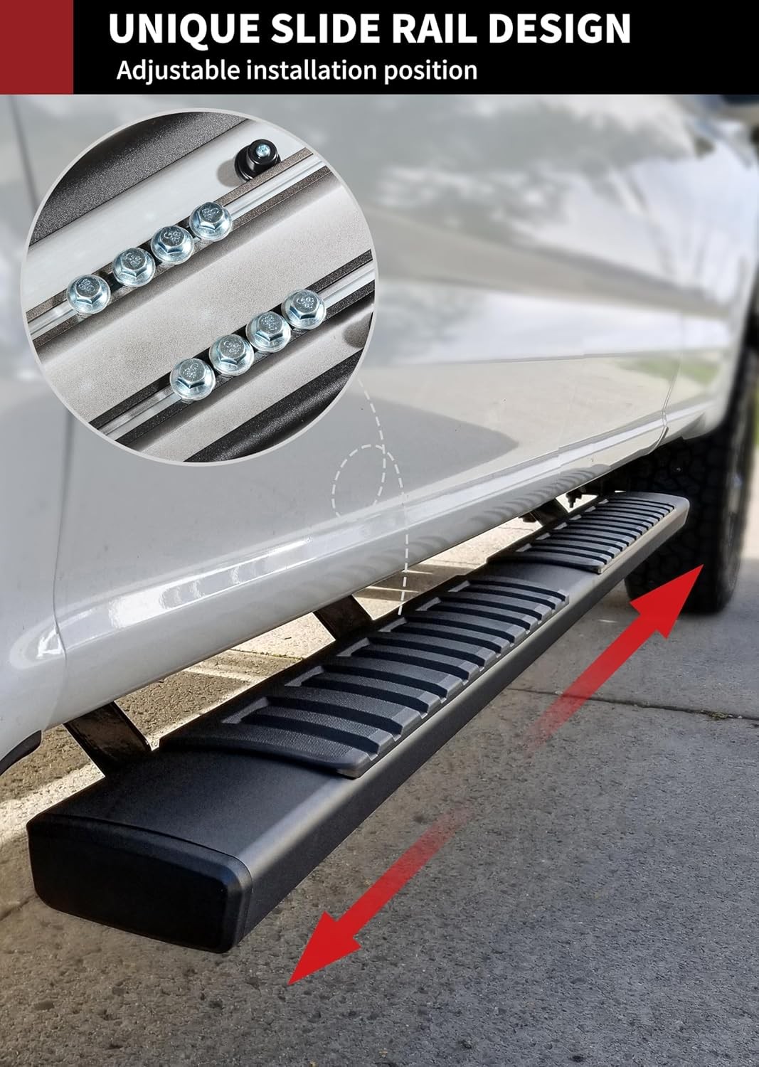 YITAMOTOR 6 Inches Running Boards Compatible with 2005-2026 Nissan Frontier Crew