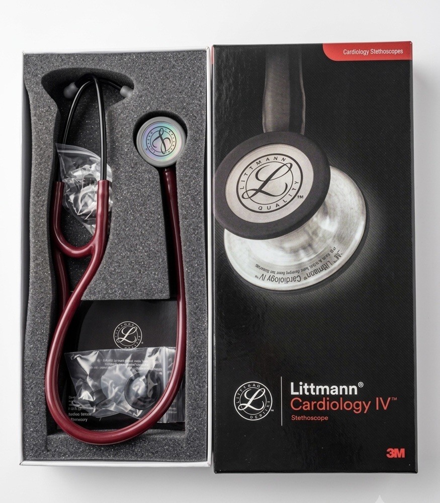 cardiology IV stethoscope Burgundy Littmann Free Shipping