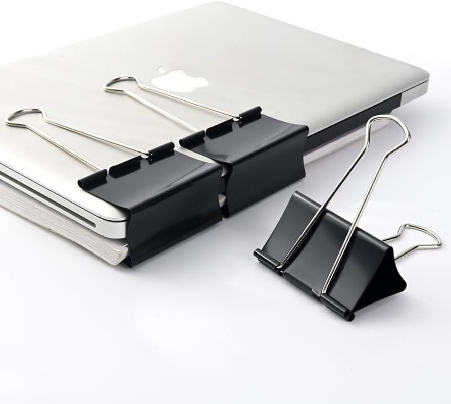 Extra Large Binder Clips 3 Inch Super Big Binder Clips 6 Pack Big Metal Paper Cl