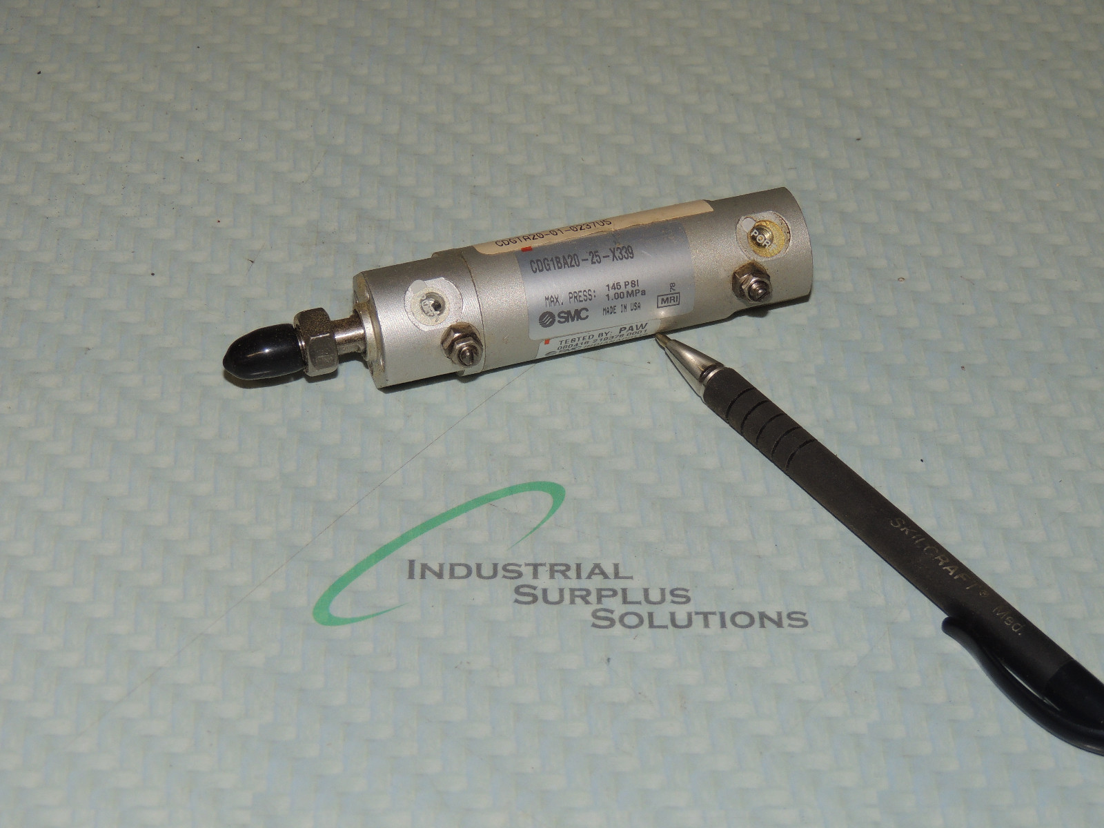 SMC CDG1BA20-25-X339 SINGLE ROD CYLINDER 20MM BORE 25MM STROKE DOUBLE ACTING