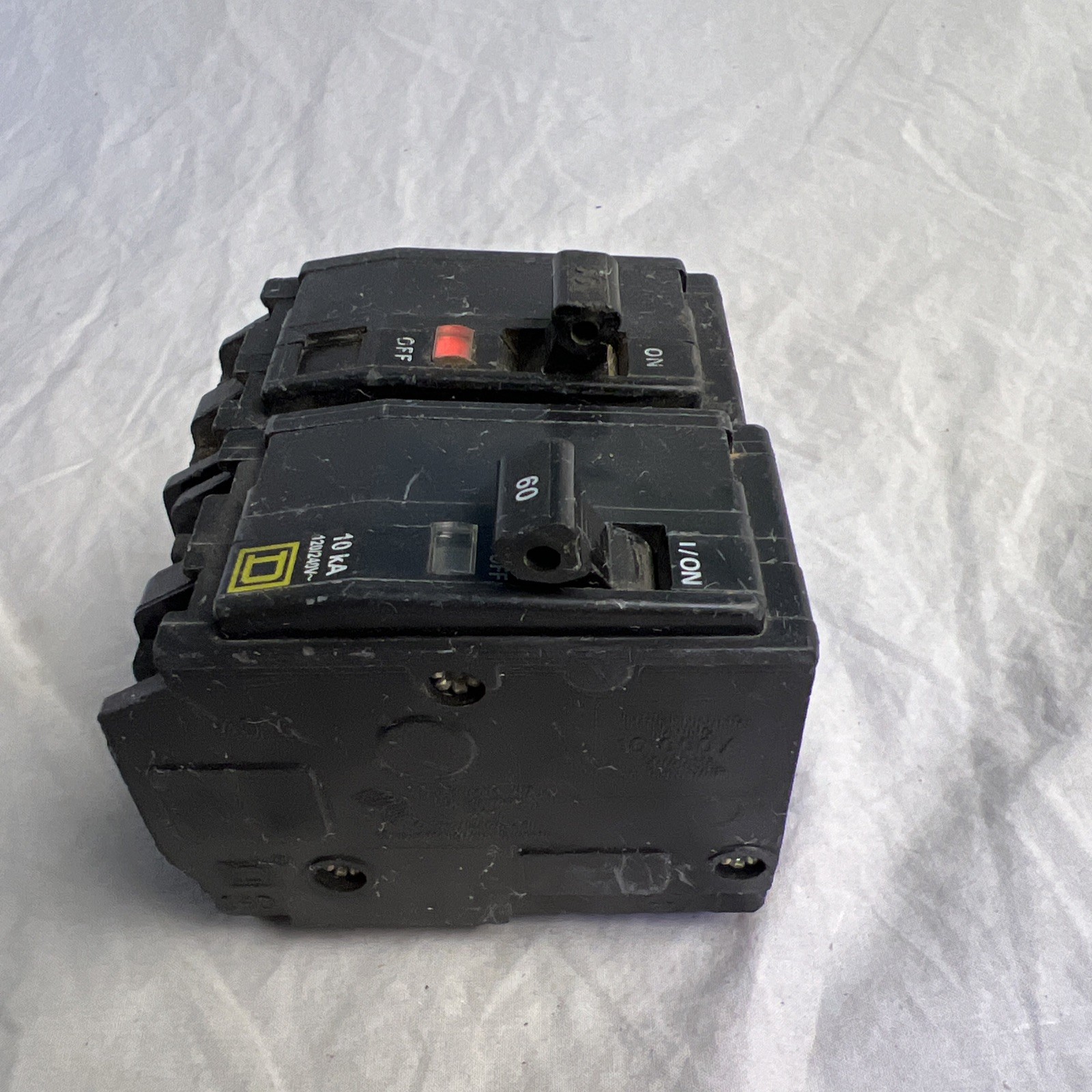 Lot Of 2 SQUARE D Plug-on Circuit Breaker 60A-120/240V QO260 *Read*