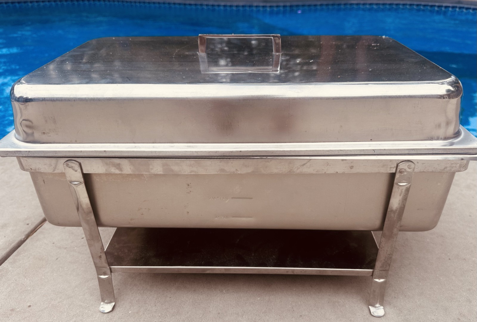 Vollrath Stainless Steel Chafing Dish Buffet Food Steam Warmer Full Set Catering