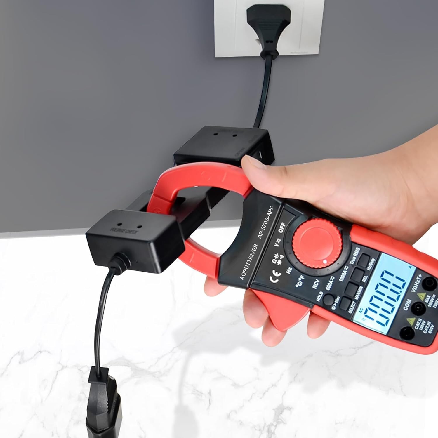 AC Line Splitter Receptacle Tester AC 100~230V Operating Voltage Max 15A