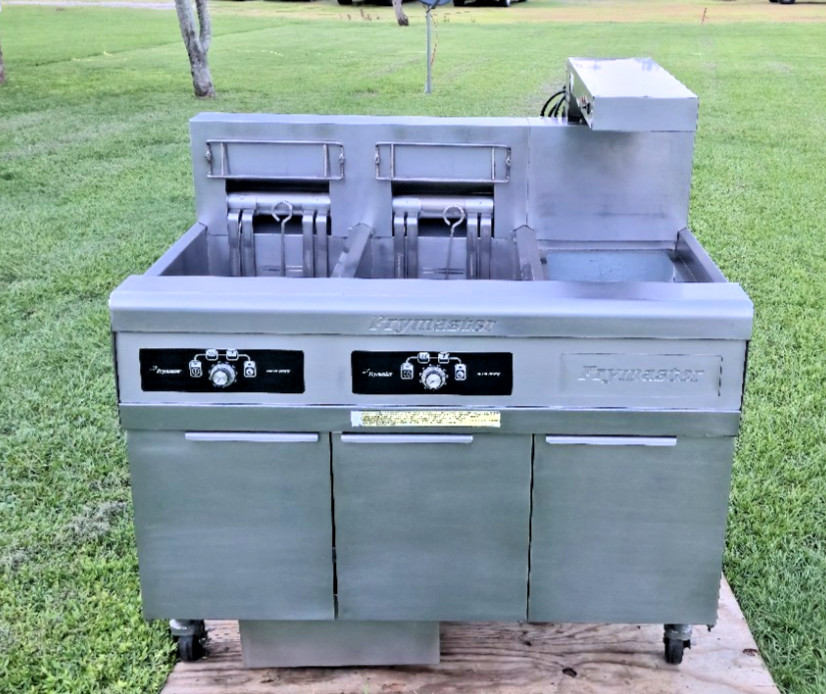 Frymaster Double Electric Fryer Model#: FMRE214SD, 480V 3φ Filtration Xtra Clean
