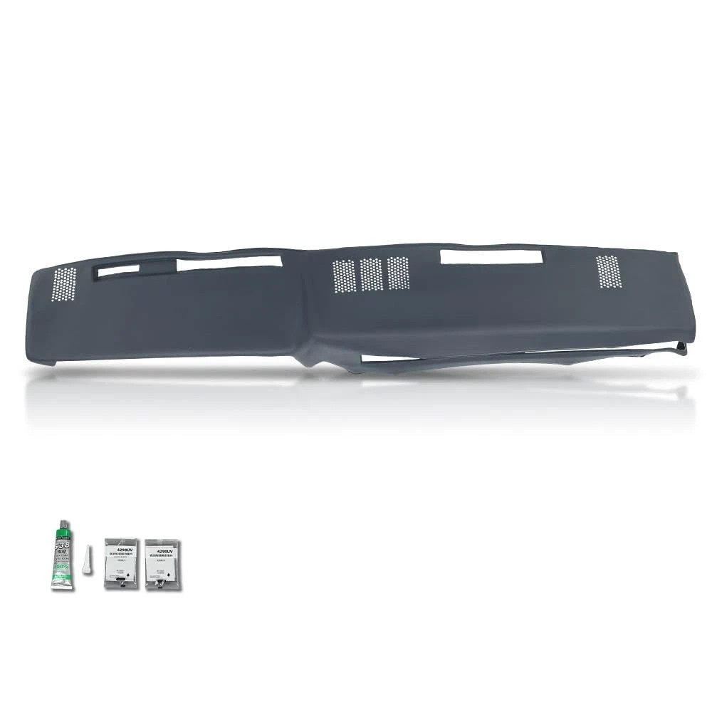 TPE Dash Cover Fit GMC Chevy Full Size Pickup 1981-1987, Dark Blue