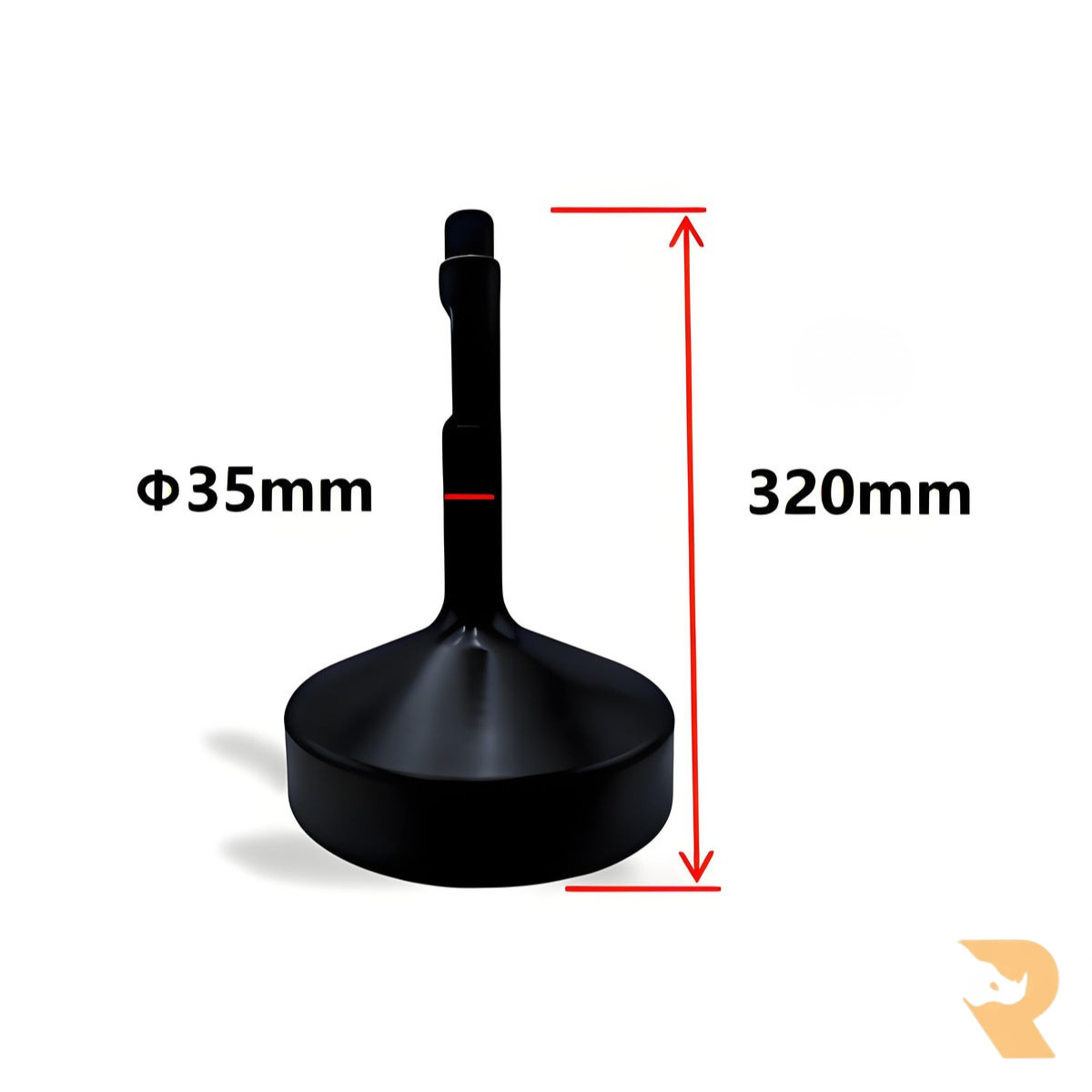 Post Hole Knocker Mini Digger Excavator Attachment 200mm Cup Fence Post Driver