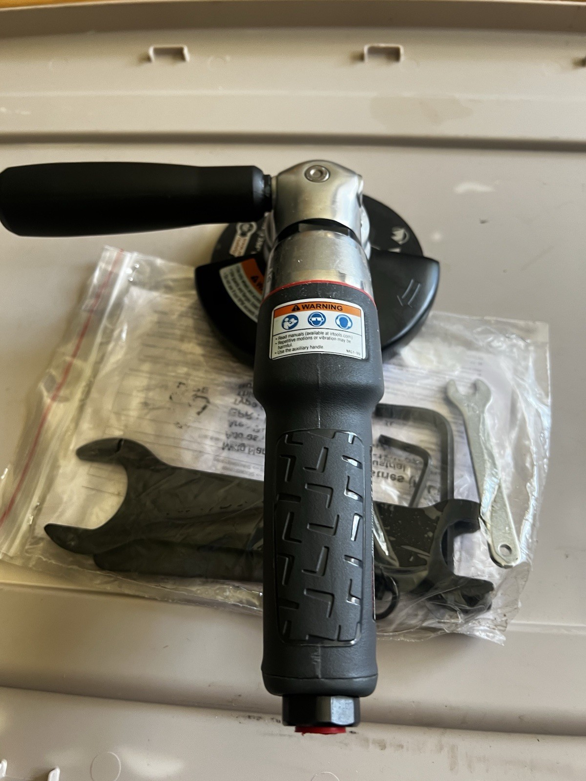 Ingersoll Rand 3445MAX Pneumatic Angle Grinder 4.5″ . New With Out Box.