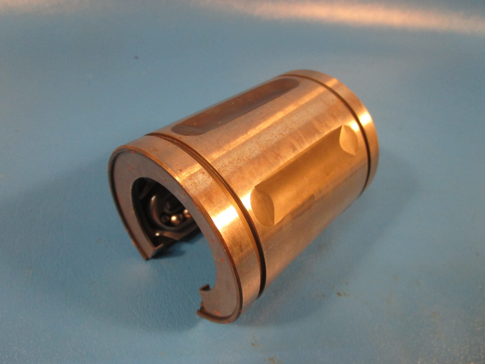 THOMSON OPN 243848, Precision, Steel Ball Bushing Bearing, 1.500 in, Open