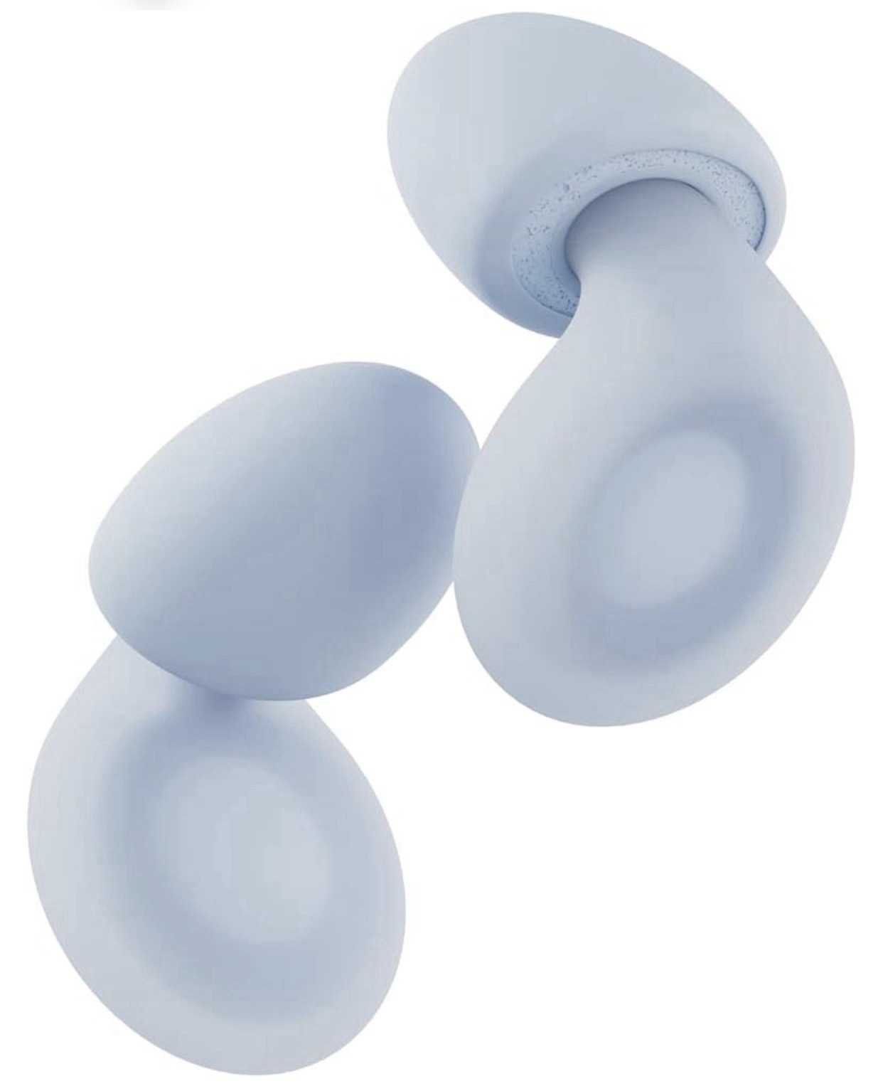 Loop Dream – Silicone/Memory Foam Earplugs for Sleep Comfort Blue New Open Box