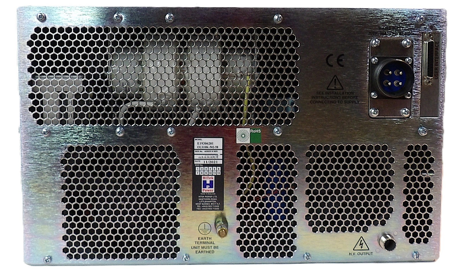 OLS10K HiTek Power OLS10K-502-58 Power Supply AMAT E19306281 Working Surplus