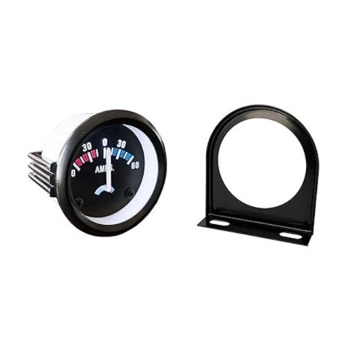 52mm/2in Ammeter Gauge 60-0-60A AMPS Gauge Ampere Meter for Car Motorcycle Vehic