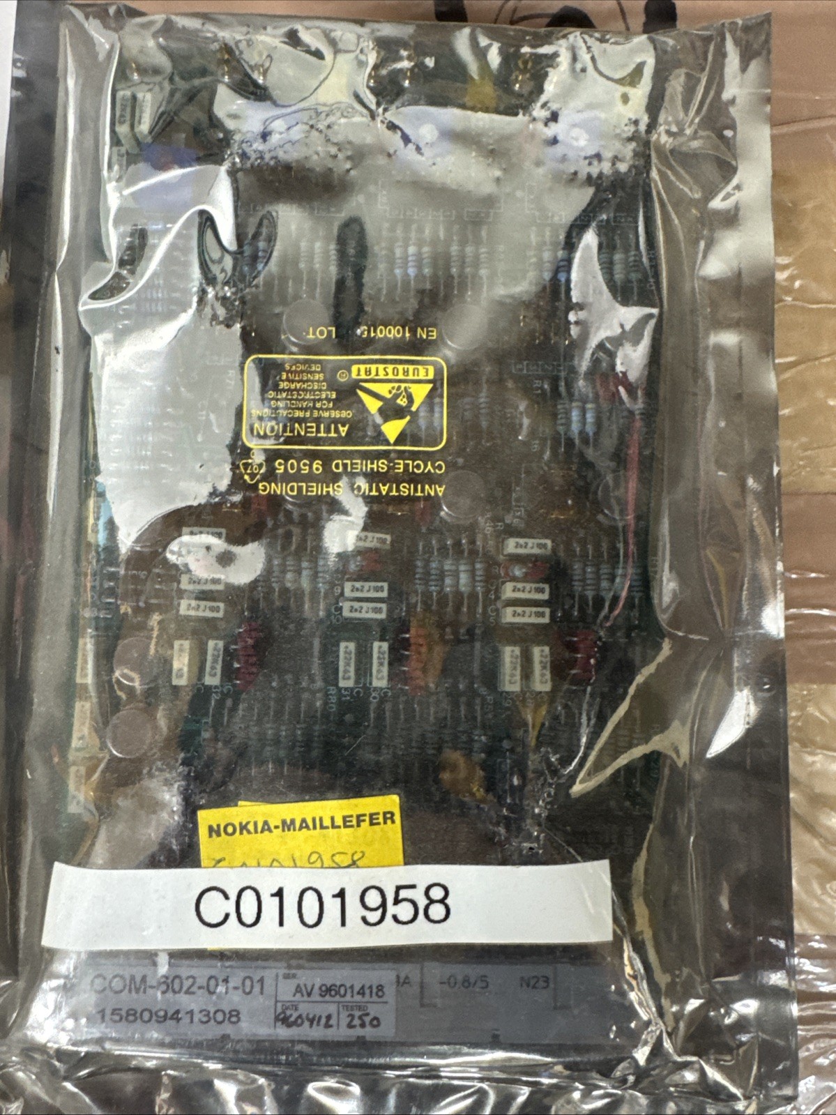 NEW GENUINE NOKIA CABLE MACHINERY COM-602-01-01 CIRCUIT BOARD SER AV 9703113