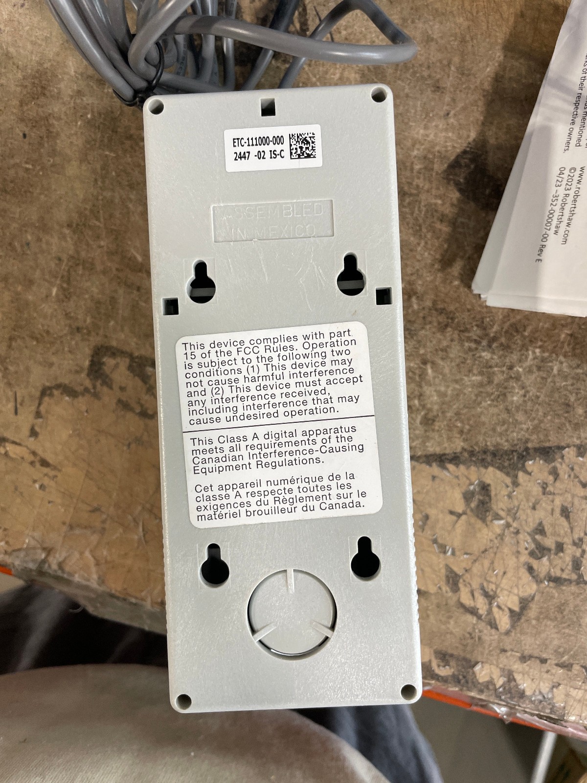 RANCO ETC-111000-000 Electric Temperature Control