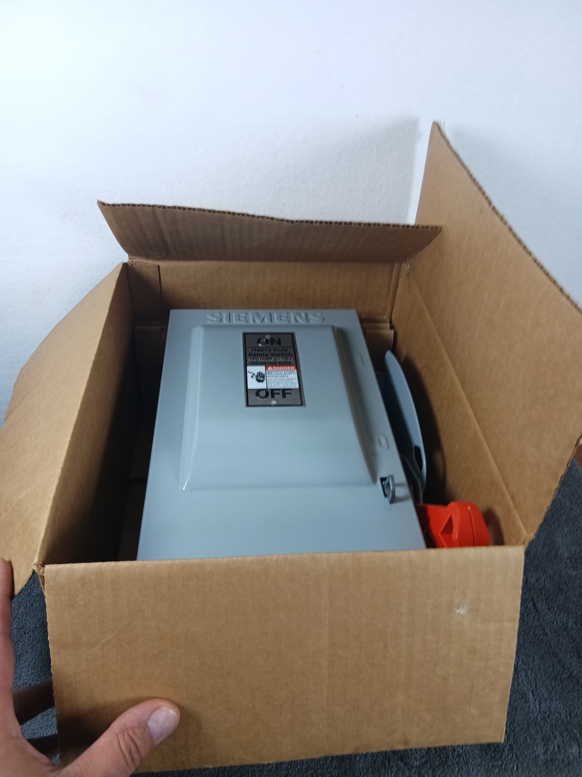 30 Amp 3 Pole 600V Non Fused Heavy Duty Safety Switch Quick Make Break Mechanism