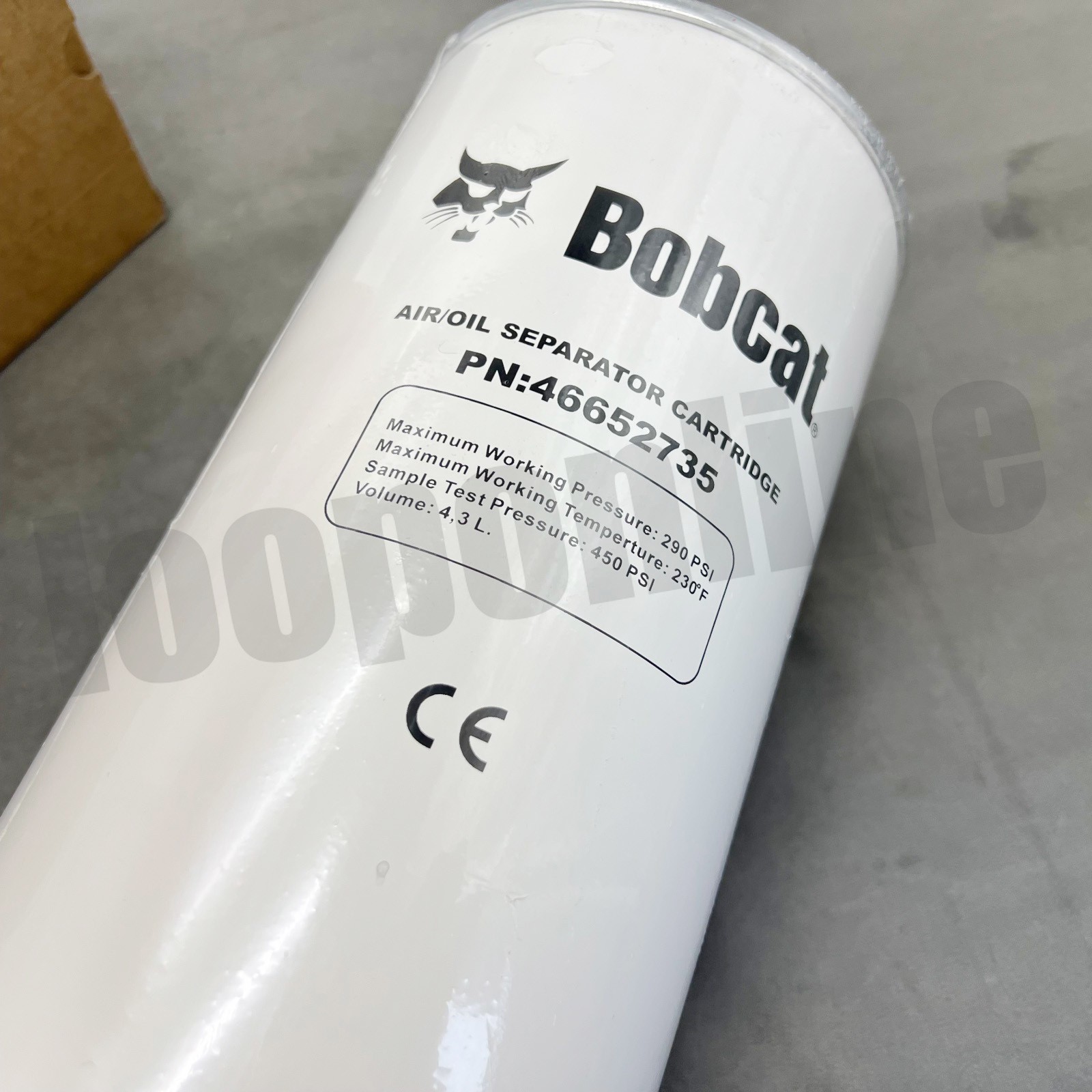 46652735 Separator 260Cfm Element for Bobcat Air Compressors PA185, P185, C185
