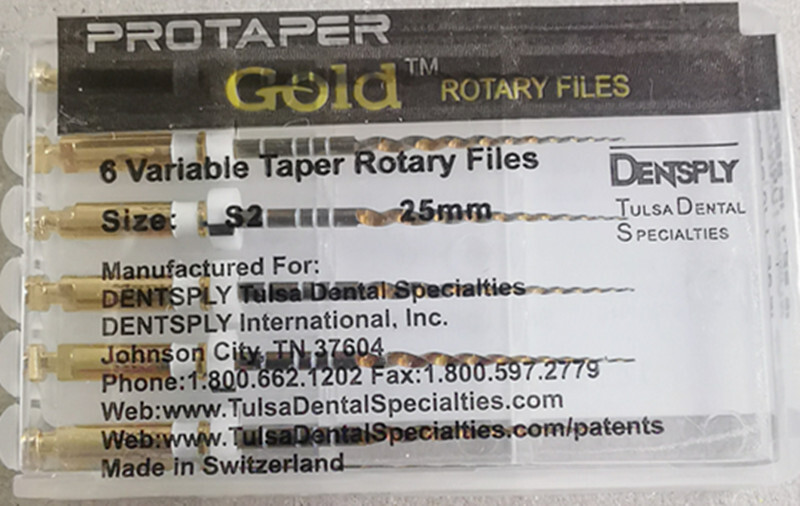 10 Packs Dentsply ProTaper Gold Rotary Files F1,F2,F3,S1,S2,SX-F3, SX19