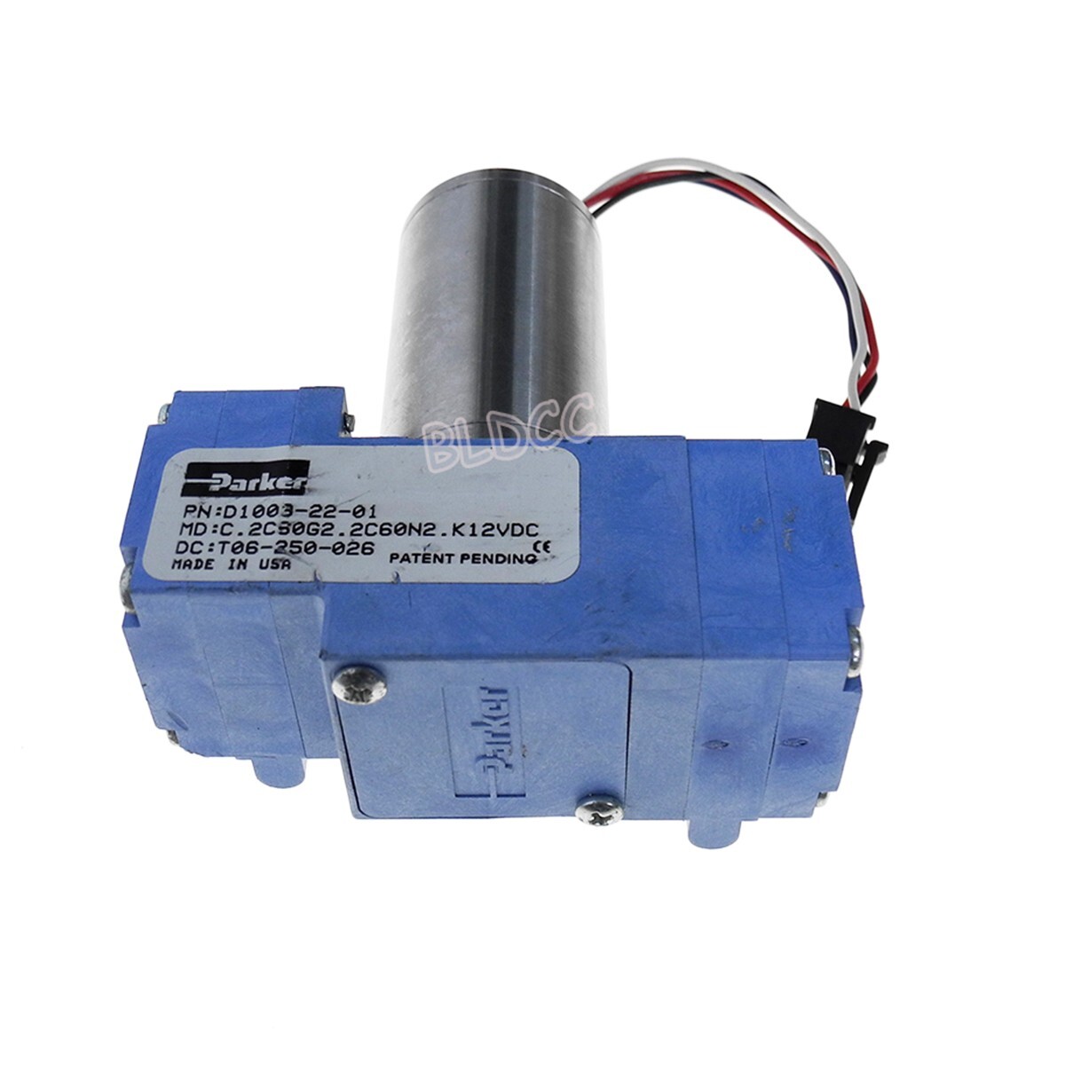 Parker / Hargraves BLDC 12VDC Miniature Vacuum Diaphragm Pump Dual Head Air Pump