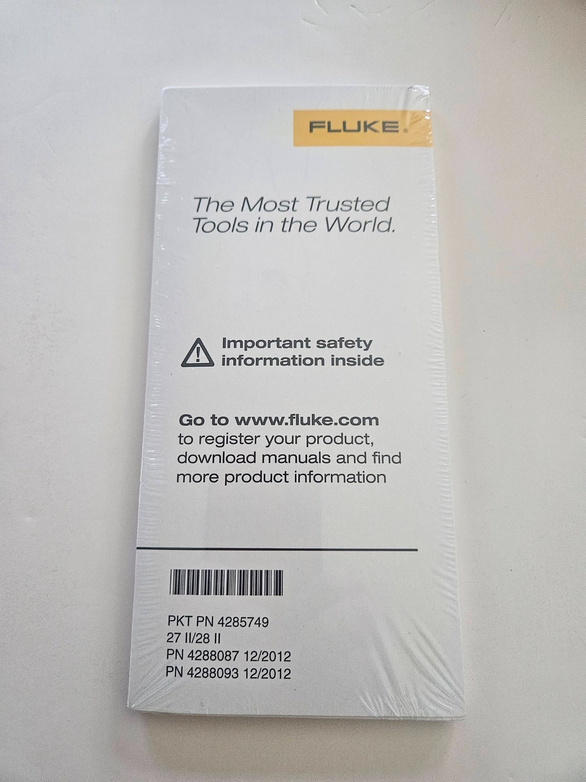 Fluke 28 II Rugged True RMS Multimeter kit