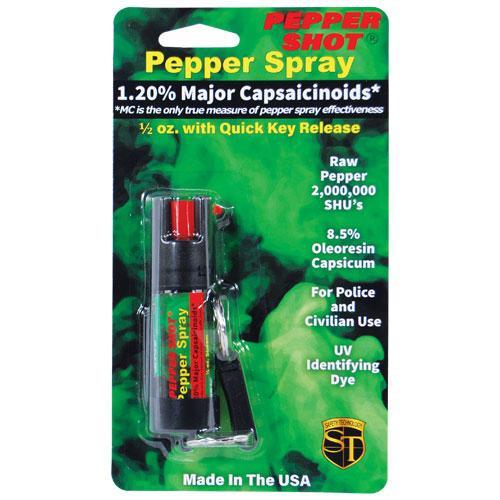 ULTRA HOT Police pepper spray 1/2oz ounce Safety Lock Personal Defense Security