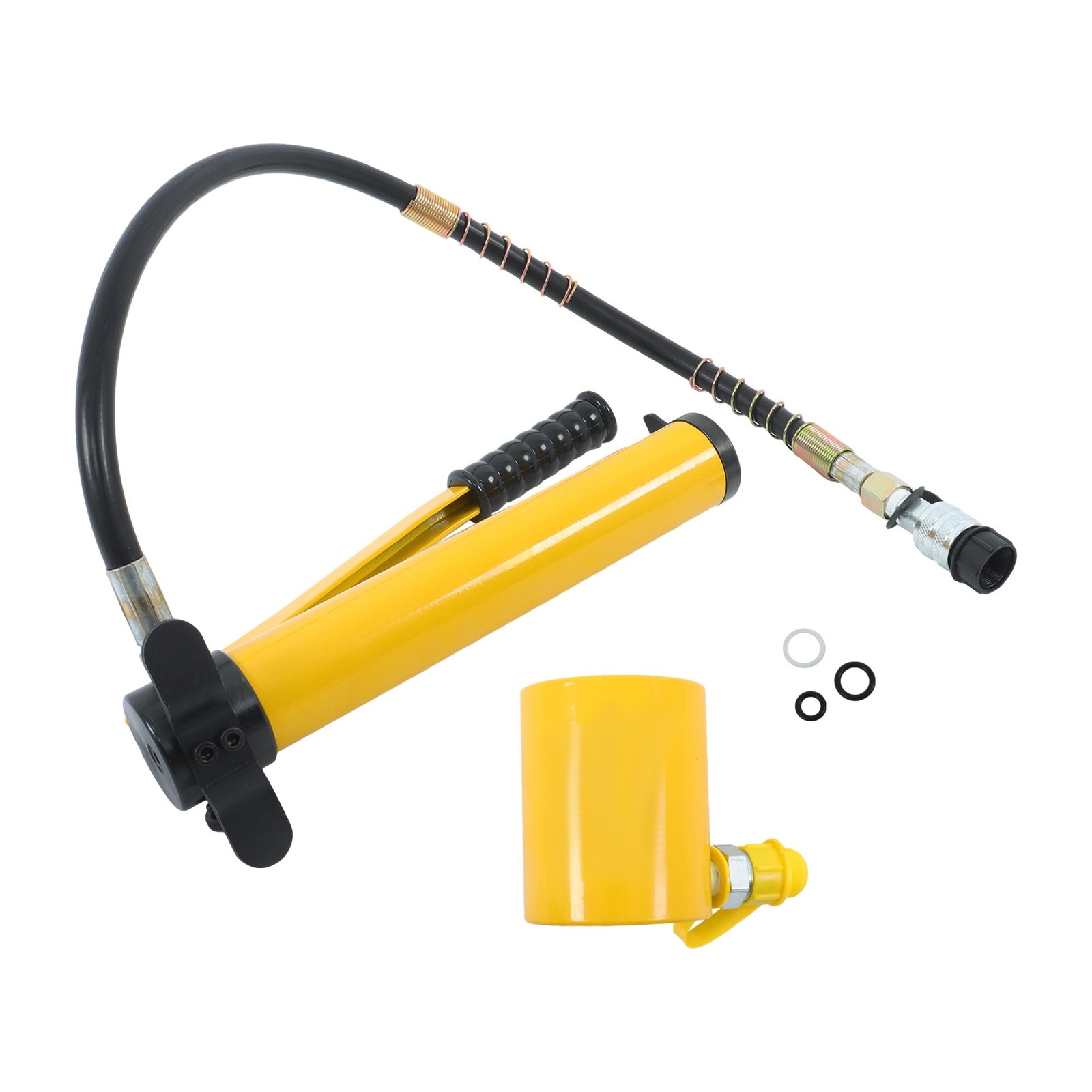 20Ton Hydraulic Cylinder For Jack Low Profile Porta Power Ram Single Acting+Pump