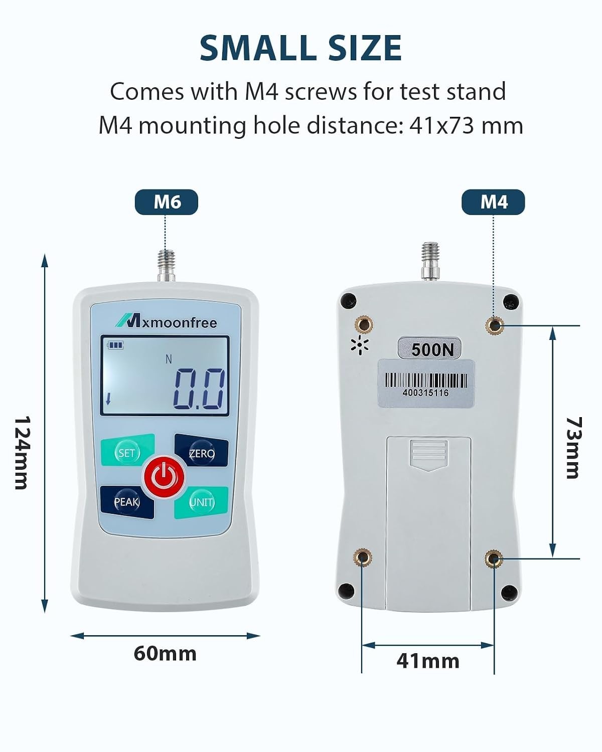 5N Digital Force Gauge Push Pull Tester Portable with Case | Auto Backlit LCD…