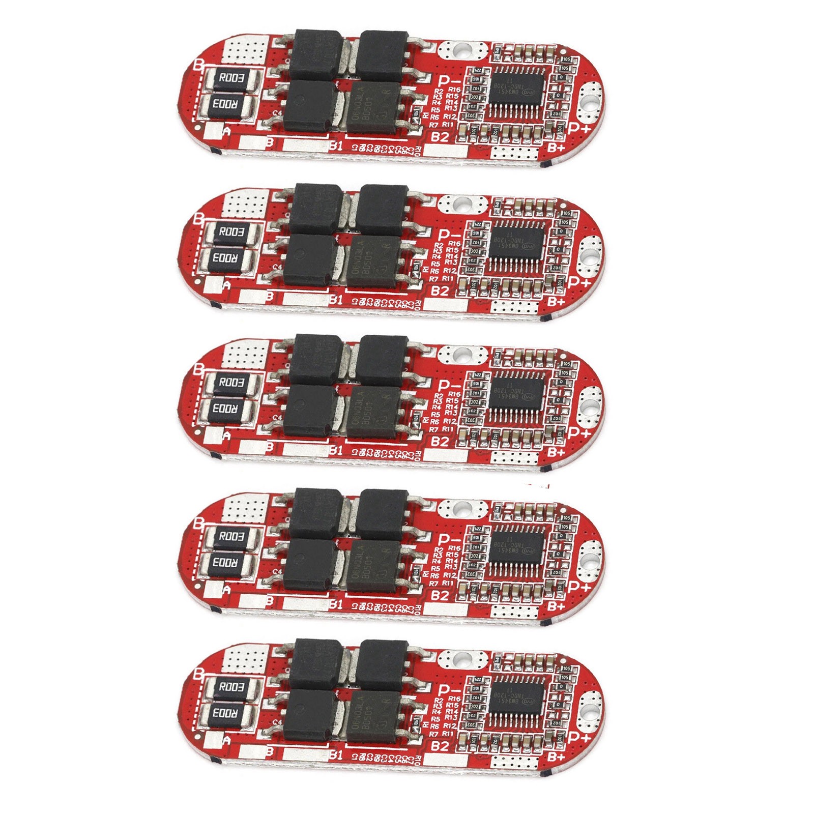 Replacement 4pcs 5S 25A BMS Board for 18650 Li-polymer Battery Maintenance Part