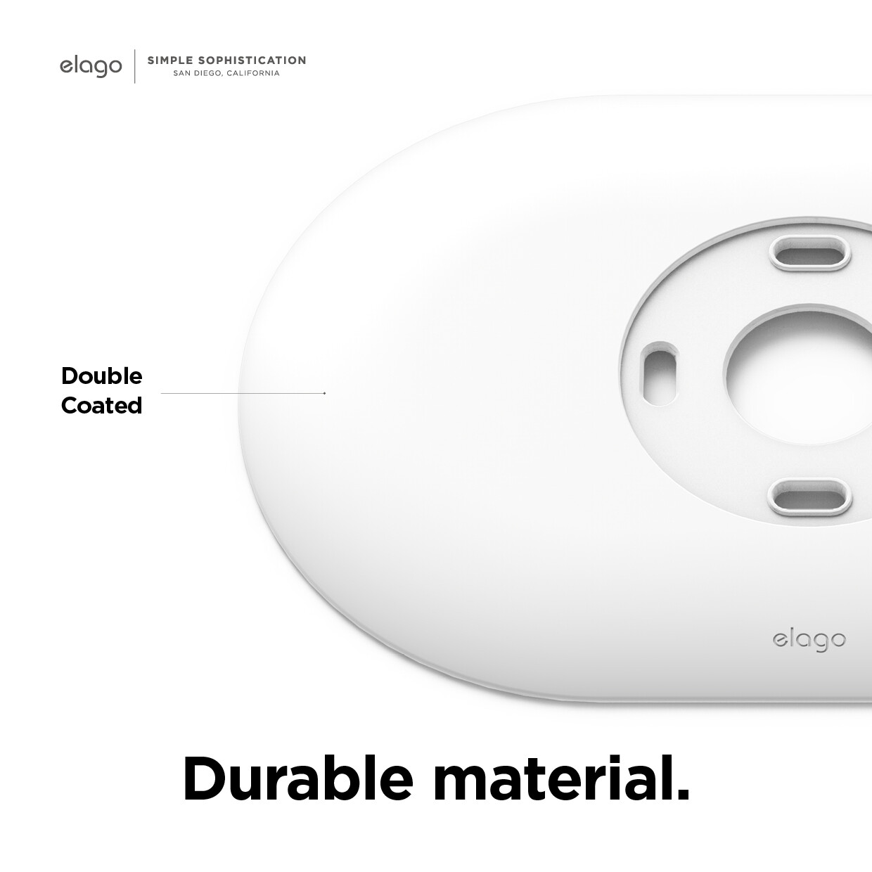 Google Nest Wall Plate Cover for Google Nest Thermostat 2020 – elago® [White]